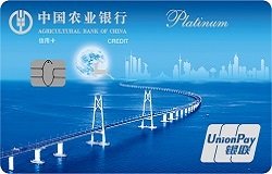 农业银行燃梦大湾区主题信用卡