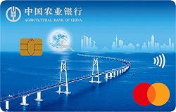 农业银行燃梦大湾区主题信用卡