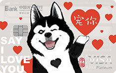 光大银行吾皇宠物主题信用卡（VISA版-牛能）