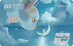 浦发银行萌宠主题信用卡猫月版