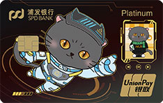 浦发银行萌宠主题信用卡灰总数字藏品版