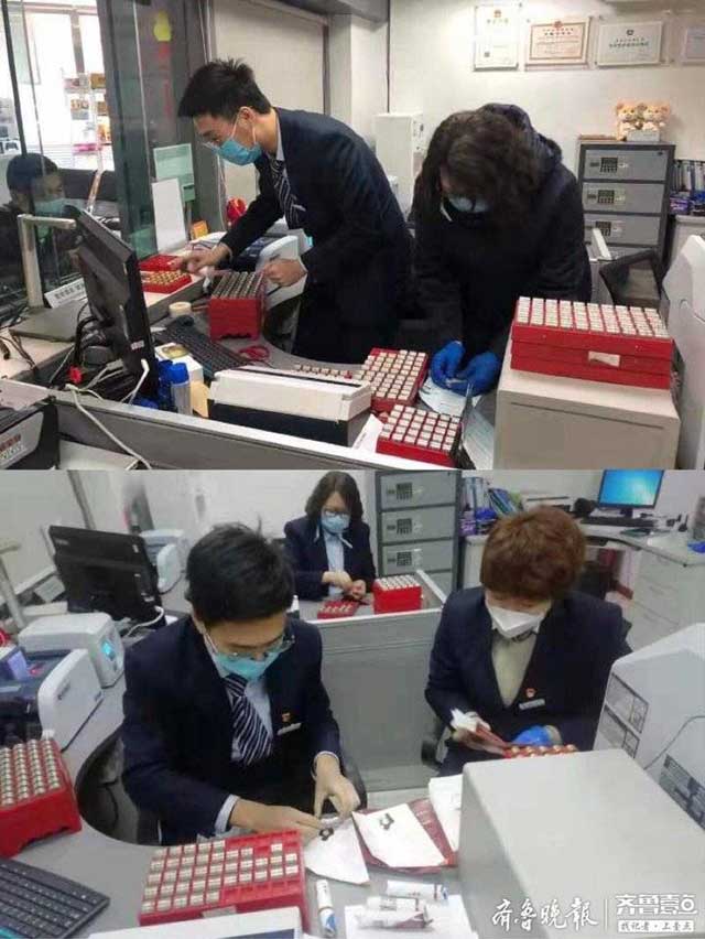 青岛：客户信用卡逾期急还钱，他们5小时清点近万枚硬币