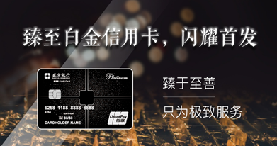 盛京银行逆流而上推出臻至白金信用卡