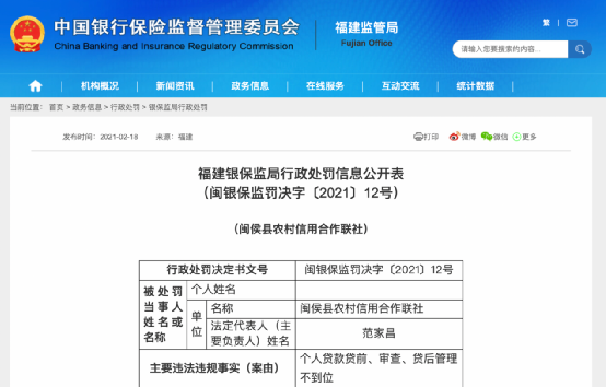 牛年伊始金融业严监管态势不减，银行贷款成为处罚“重灾区”