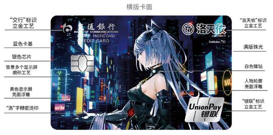 交通银行洛天依主题信用卡