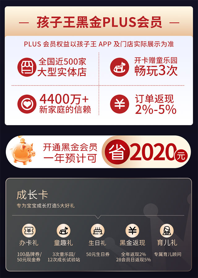 浦发银行孩子王黑金联名卡
