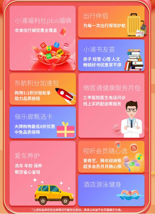 浦发银行信用卡权益平台