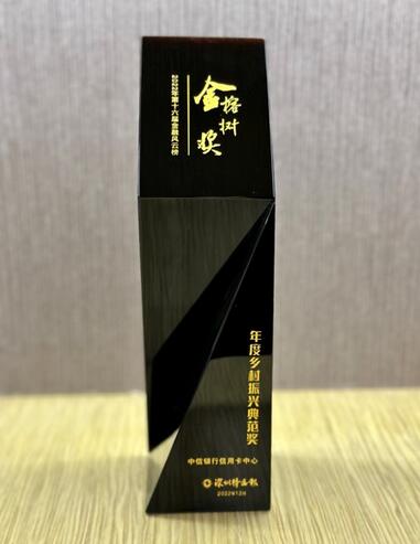 中信银行信用卡中心荣获“年度乡村振兴典范奖”