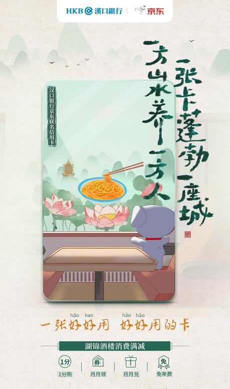 京东联名信用卡x汉口银行