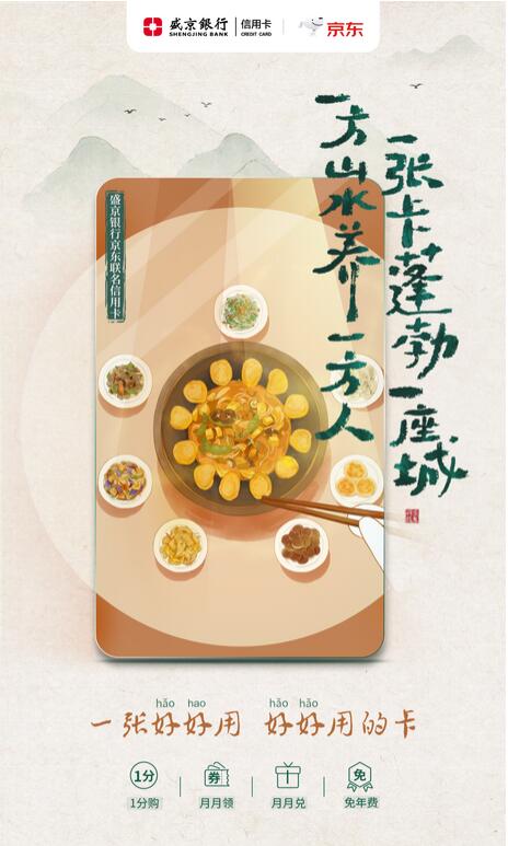 京东联名信用卡x盛京银行