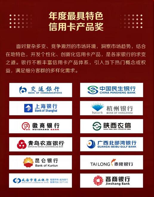 广西北部湾银行荣获2023年度最具特色信用卡产品奖