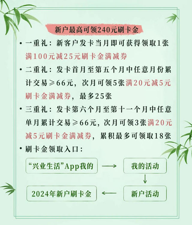 兴业银行百变熊猫基地和花信用卡超萌来袭~