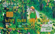 中国银行都市缤纷信用卡（爵士蓝版）