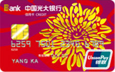 光大银行阳光信用卡（银联-普卡）
