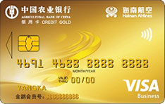 农业银行海南航空联名信用卡（VISA-金卡）