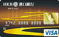 汉口银行九通VISA美元信用卡（金卡）