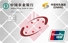 农业银行中国有色集团信用卡