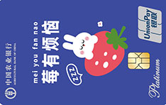 农业银行悦系列悦卡信用卡（没有烦恼）