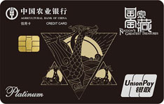 农业银行国家宝藏信用卡（错金银龙）