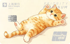 上海银行妙喵宠物主题信用卡（橘猫版）