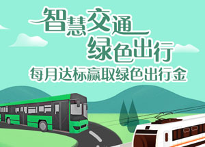 浦发银行信用卡智慧交通 ，每月达标赢取绿色出行金