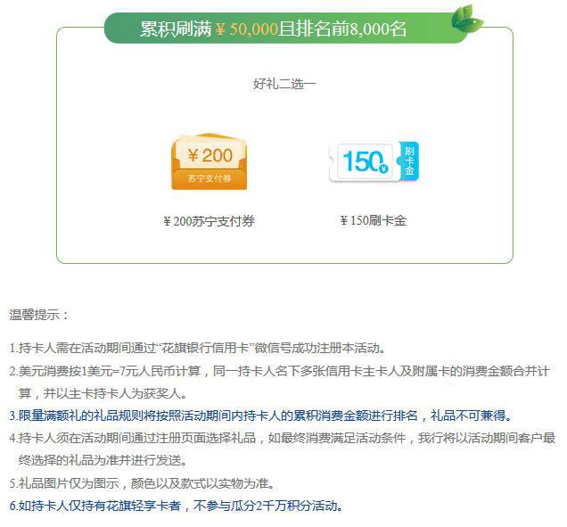 刷花旗银行信用卡，享春日双重礼